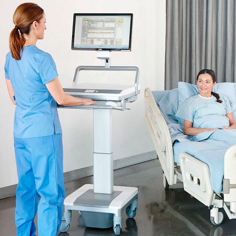 Línea TouchPoint de carros de tecnología móvil